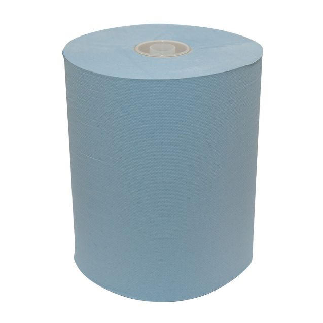 Afbeeldingen van Mini Matic handdoekrol 2L blauw cell. 6x