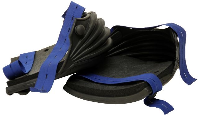 Afbeeldingen van Kniebeschermer Harmonica rubber lang