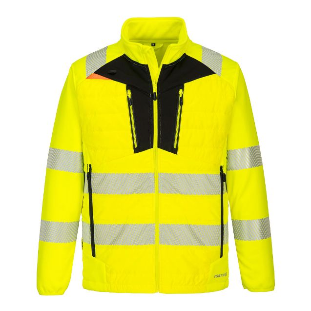 Afbeeldingen van PW Werkjas Hi-Vis DX473 geel/zwart L