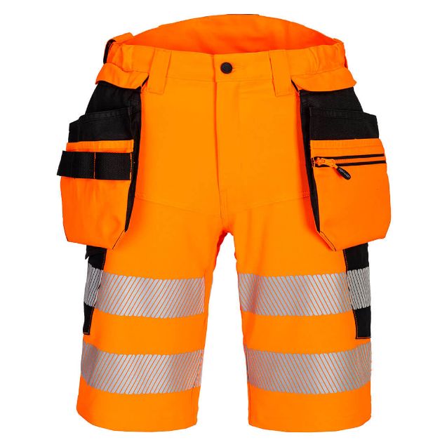 Afbeeldingen van PW DX446 HI-VIS korte broek or/zw