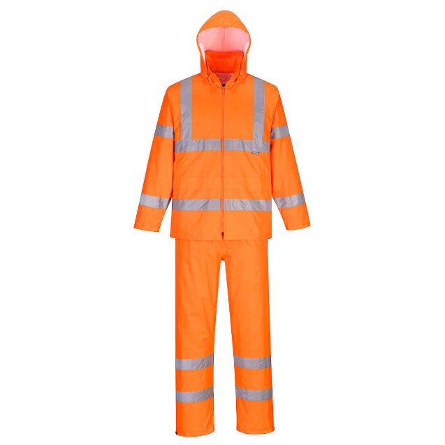 Afbeeldingen van PW Hi-Vis Regenpak H448 oranje