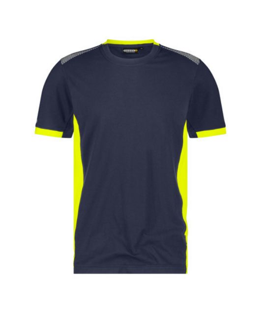 Afbeeldingen van Dassy Tampico T-shirt blauw/geel