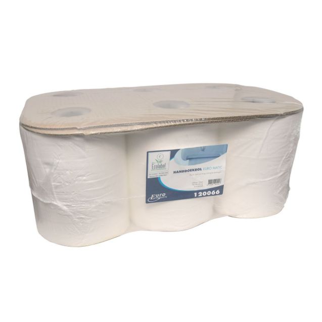 Afbeeldingen van Euro Matic handdoekrol cel. 2L 6x rol