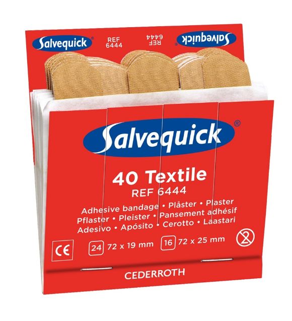 Afbeeldingen van Salvequick vulling text. pleister 6x40