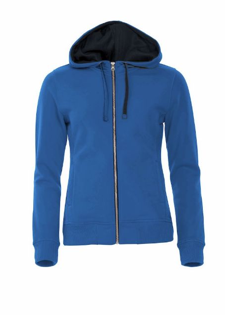 Afbeeldingen van Classic hoody full zip ds kobalt xl