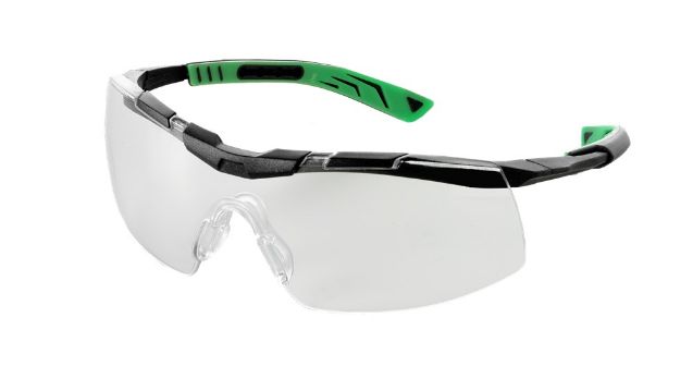 Afbeeldingen van Univet v-bril 5x6 groen blanke lens